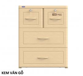 Tủ nhựa Tabi 3 tầng Kem vân gỗ